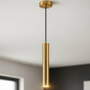 Modern Pendant Light (Brushed Gold)