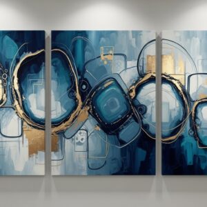 Abstract Canvas Wall Art (3-Piece Set)