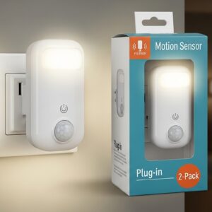 Motion Sensor Night Light (Plug-in, 2-Pack)